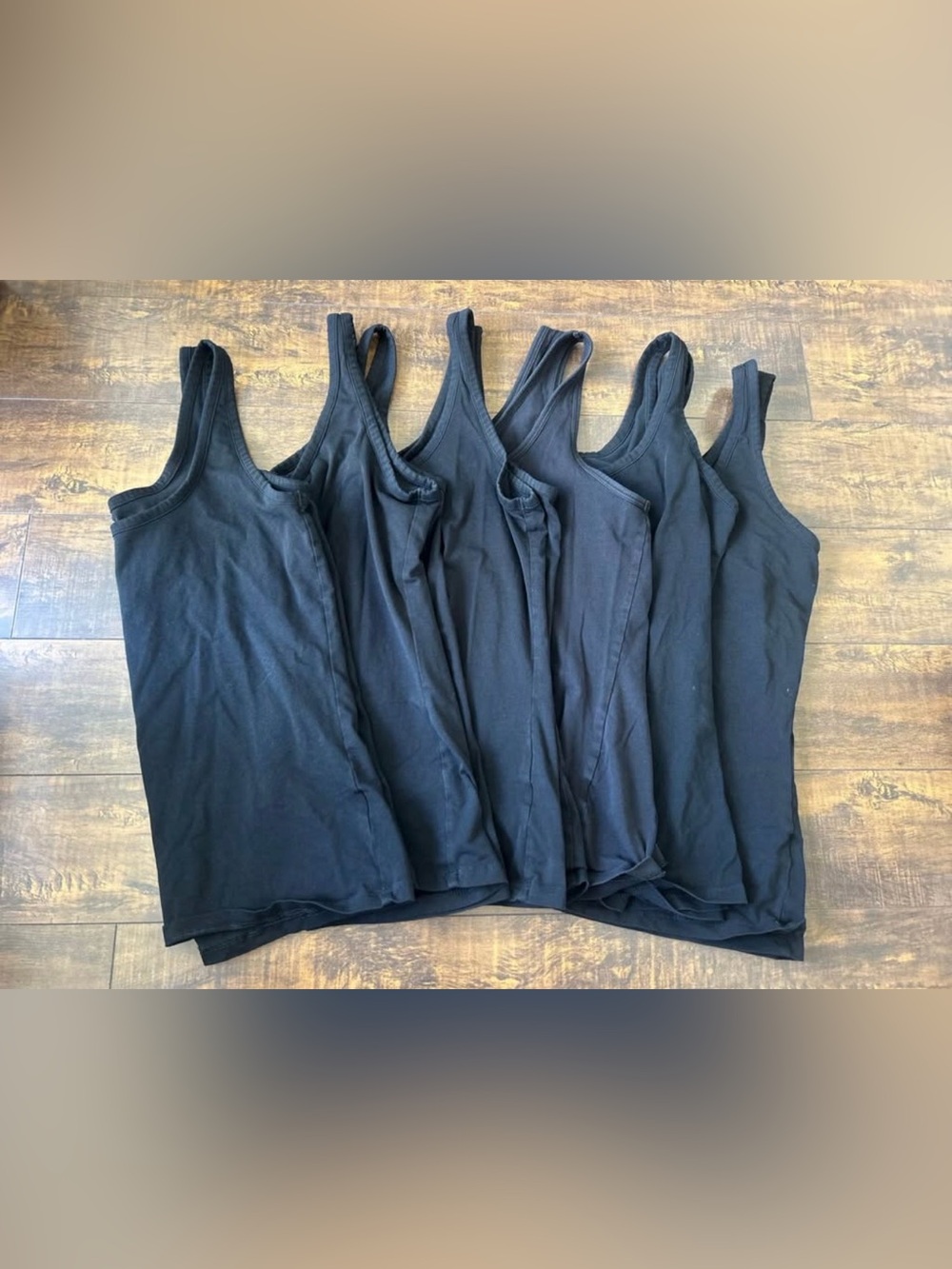 Old Navy Black Tanks LOT - Classic Scoop Neck
